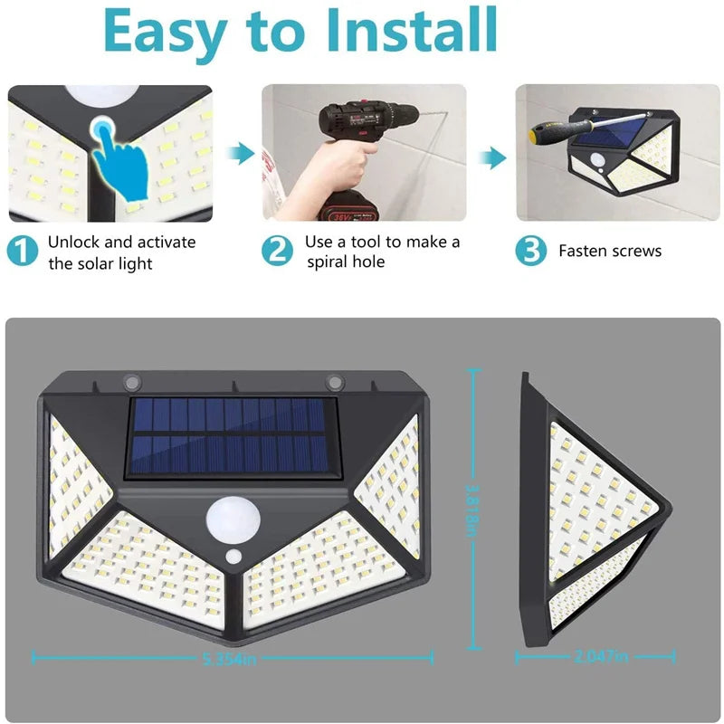 Solar Security Motion Lights